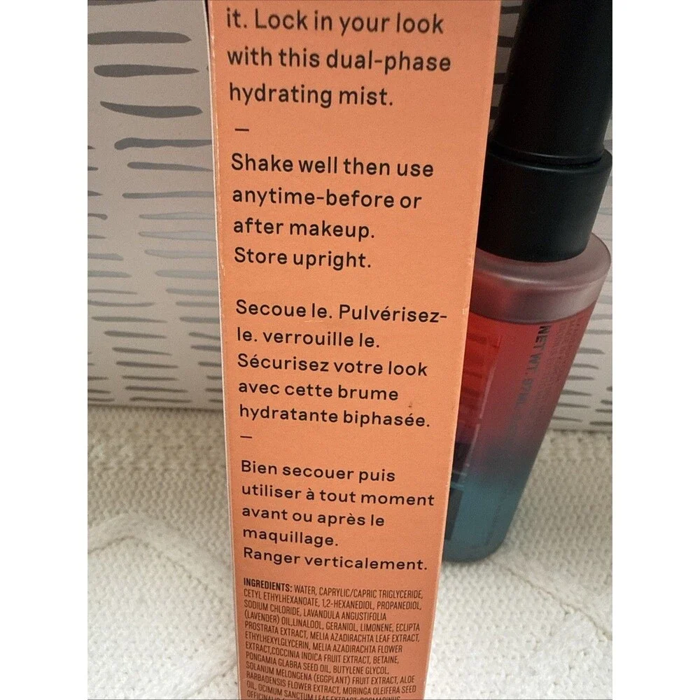 EXA Credo Setting Spray Dual Shield Set + Glow Mist 3.27 OZ. Hydrating Mist New